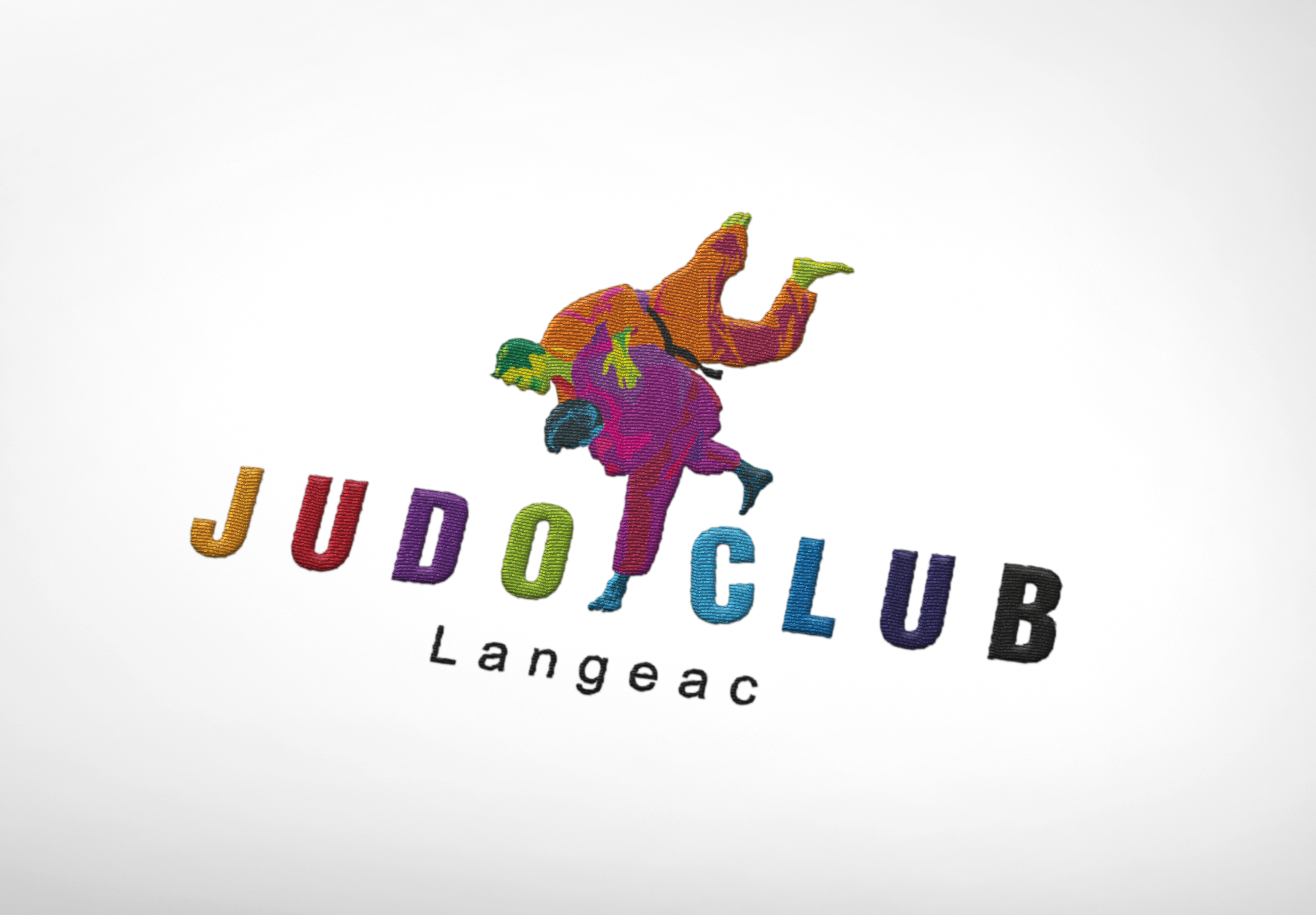 Logotype Judo Club Langeac brodé
