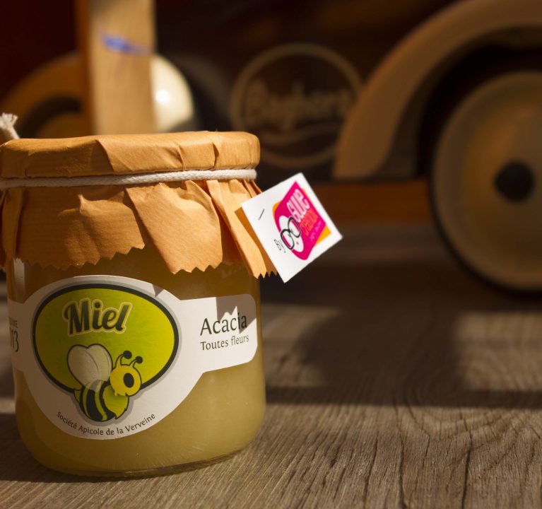 Packaging pots de miel société apicole de la verveine